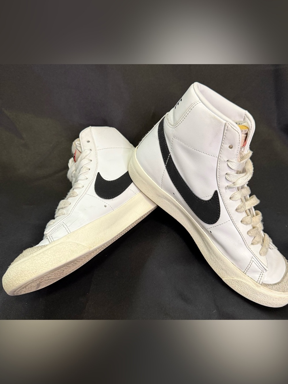 Nike Blazer Mid '77 Vintage Sneaker Shoes Leather White Women’s 7 - Picture 4 of 7